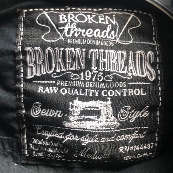 Broken thread pattered button down - Picture 6 of 7